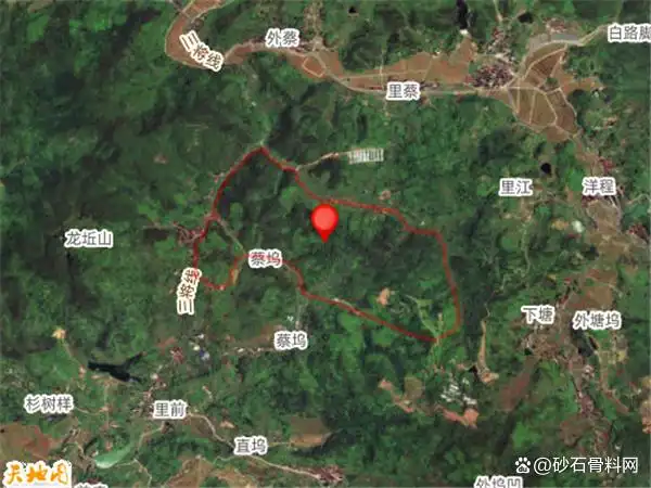 浙江储量2.2亿吨、990万吨/年砂石大矿出让